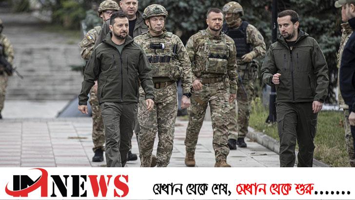 হঠাৎ করে ইজিয়ামে জেলেনস্কি
