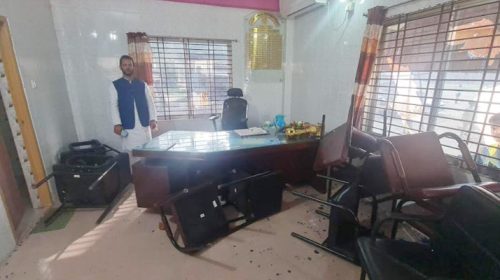 আ.লীগ অফিসে হামলা-ভাঙচুর