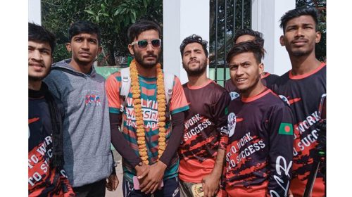 ৬৪ দিনে পায়ে হেটে ৬৪ জেলা ভ্রমণ করে রেকর্ড গড়লেন রাজবাড়ী সন্তান ইউসুফ