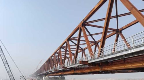 বঙ্গবন্ধু রেল সেতুর ৫৩ শতাংশ কাজ সম্পন্ন