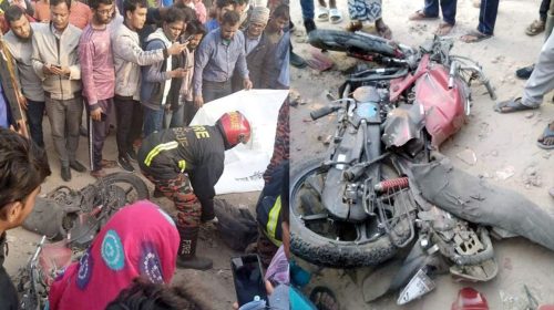 ঠাকুরগাঁওয়ে ট্রাকচাপায় প্রাণ গেল ২ মোটরসাইকেল আরোহীর
