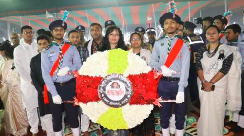 রংপুরে ভাষা শহীদদের প্রতি শ্রদ্ধা নিবেদন