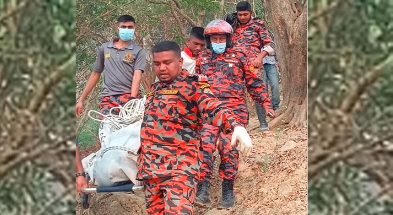 চন্দ্রনাথ পাহাড়ের খাদ থেকে মরদেহ উদ্ধার