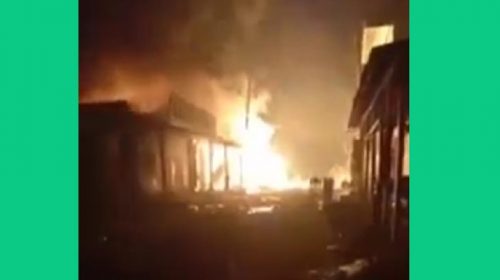 সূবর্ণচরে আগুনে পুড়ে গেছে ৬ দোকান