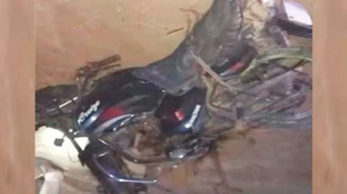 বাসের ধাক্কায় প্রাণ গেল মোটরসাইকেল চালকের