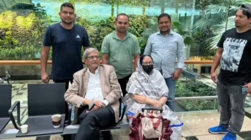 দেশে ফিরেছেন মির্জা ফখরুল