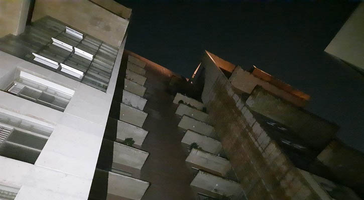 গুলশানে আগুন: কারণ অনুসন্ধানে ঘটনাস্থলে তদন্ত কমিটি