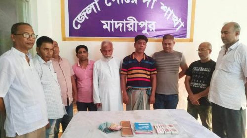 মাদারীপুরে ইউপি সদস্যসহ ৯ জুয়ারি আটক