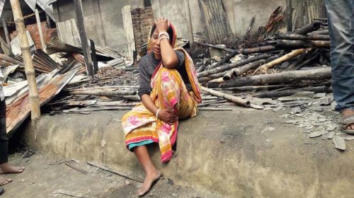 মশার কয়েলে পুড়ে ছাই ১৬ ঘর